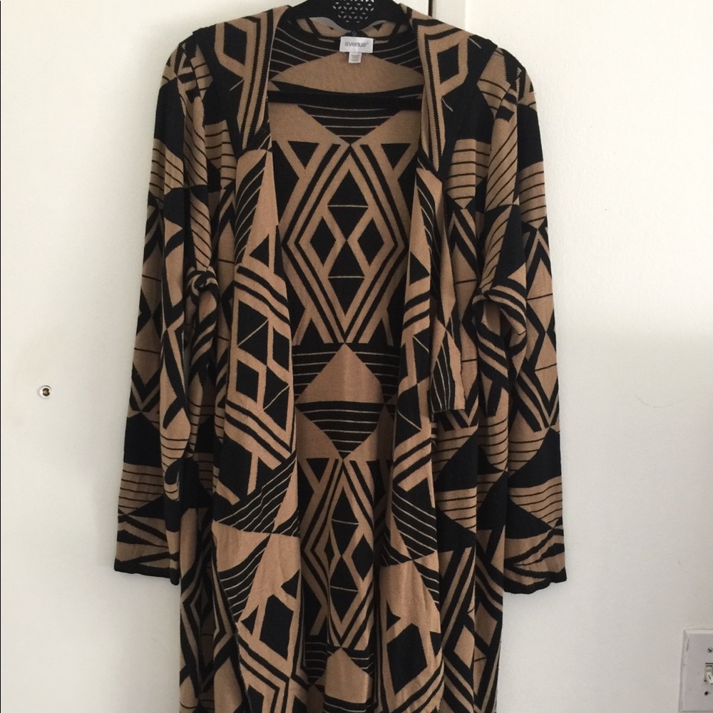 Long hooded sweater